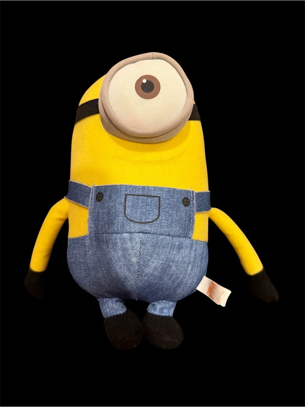 Minion Plush Toy in Denim Overalls - Kids Stuffed Animal